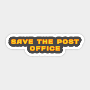 save the post office Sticker